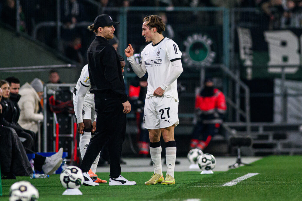 Gladbach Eugen Polanski und Rocco Reitz