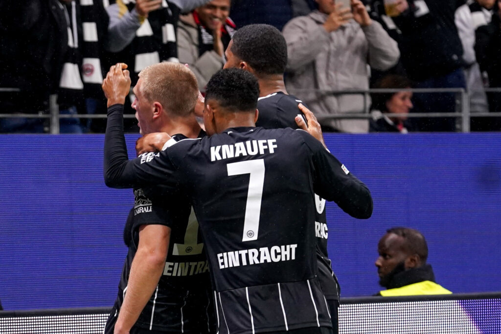 Kristensen und Knauff von Eintracht Frankfurt