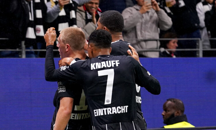 Kristensen und Knauff von Eintracht Frankfurt